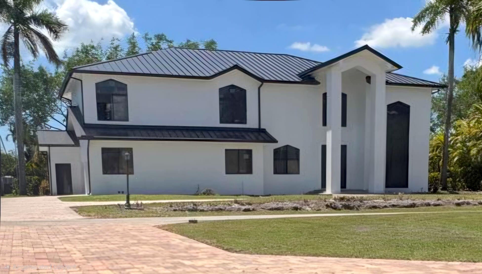 Home with driveway