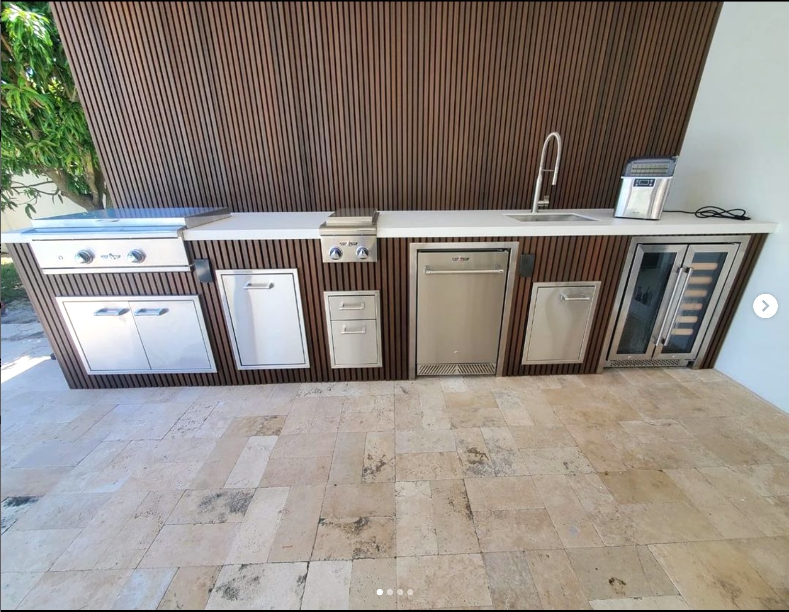 Kitchen with cool wall