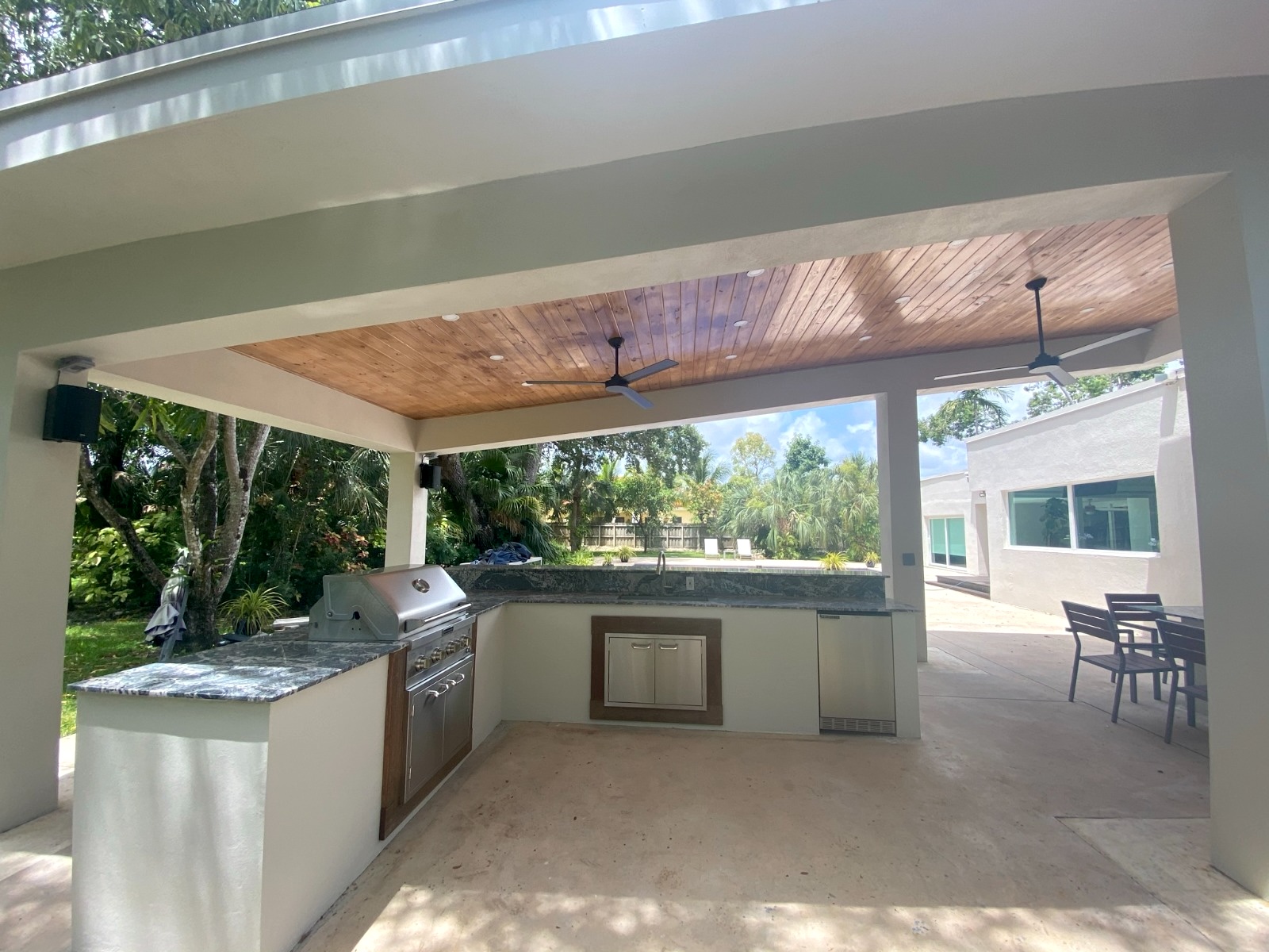 Big kitchen with barbeque