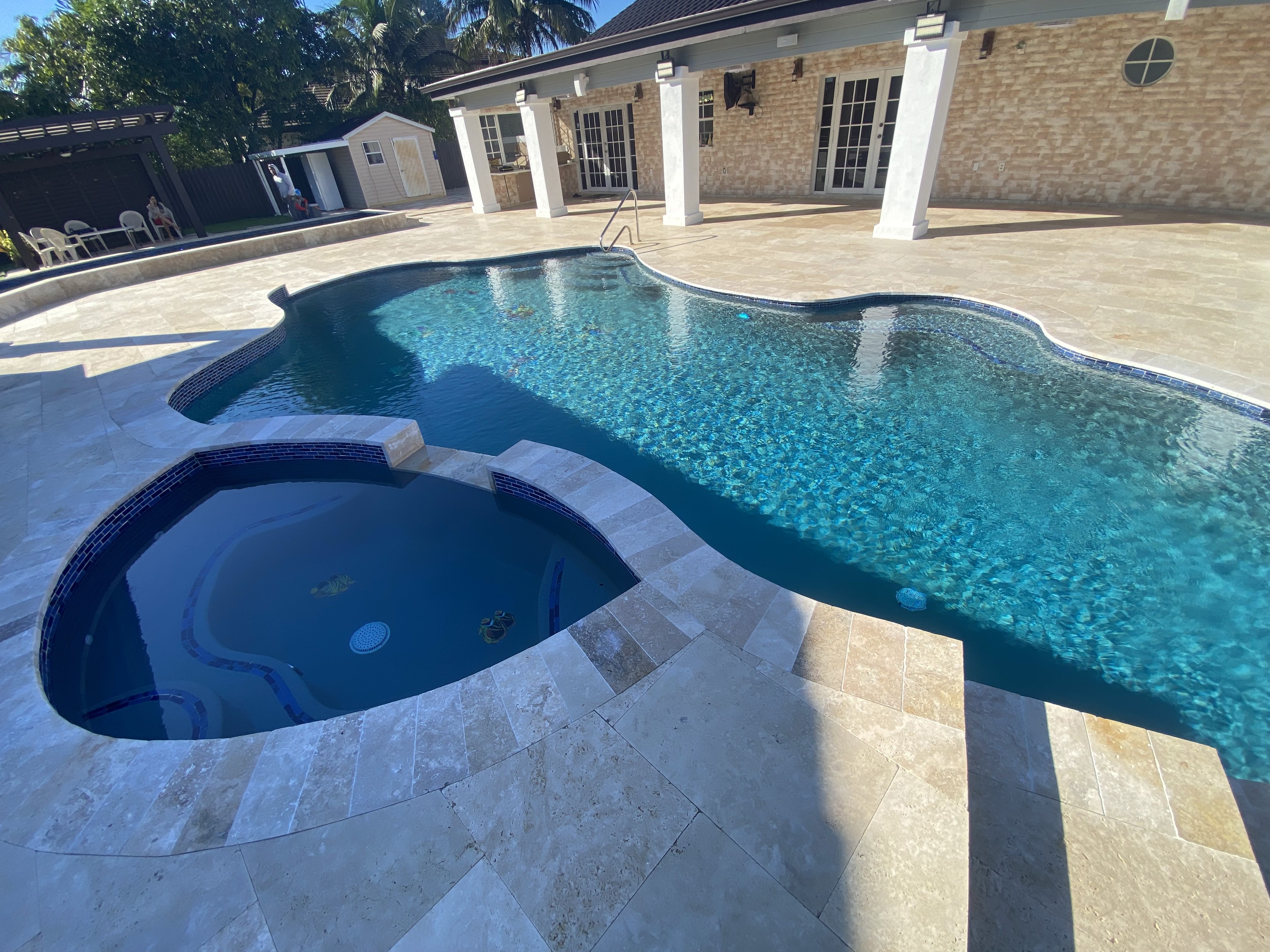 Pool example with Jacuzzi
